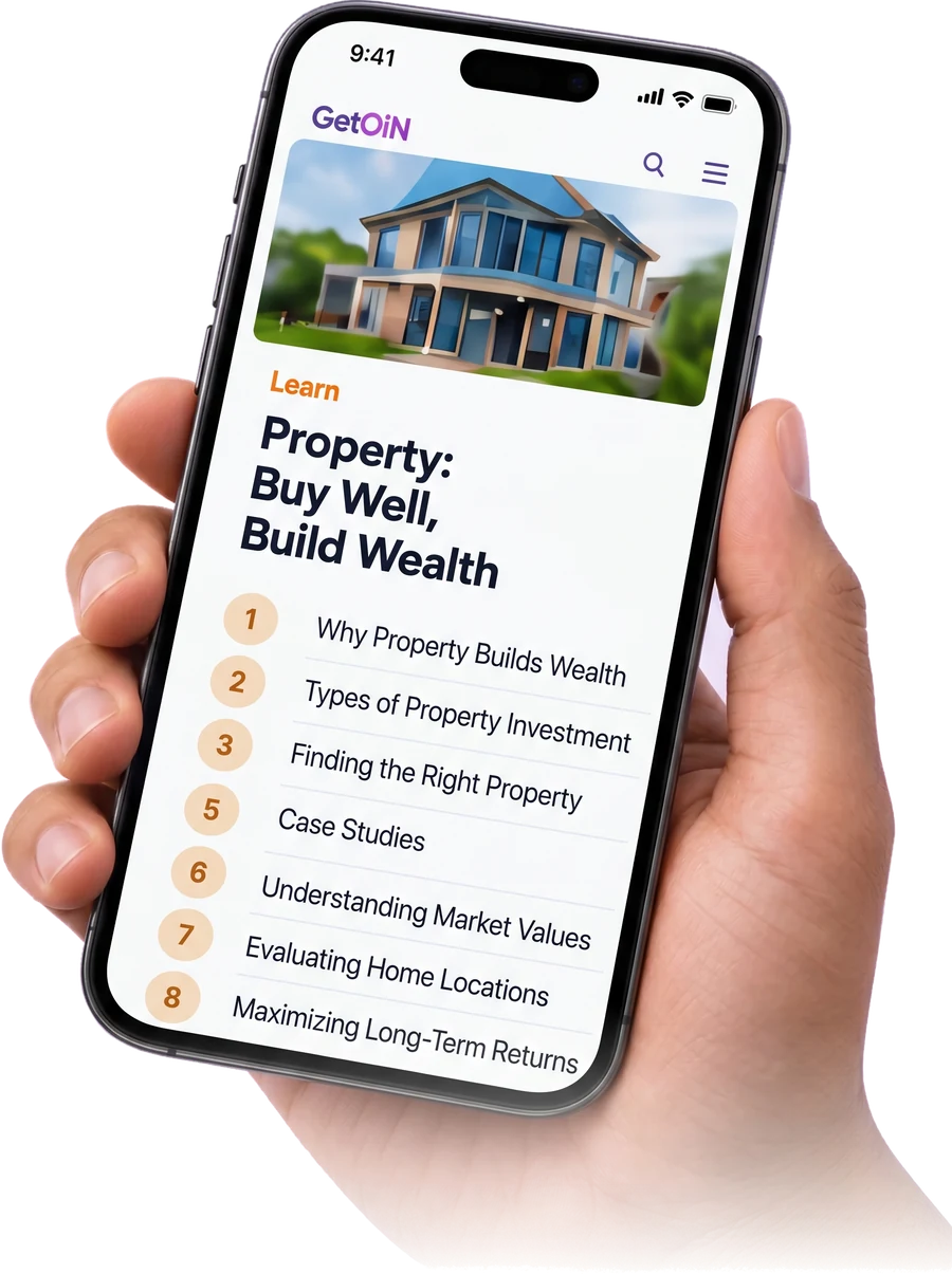 Property: Buy Well, Build Wealth course screen